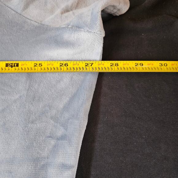 Juicy Couture Blue Velour Sleep Dress Size 2X Nightgown Rhinestone Logo Y2K - Picture 8 of 9